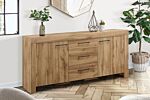 Compton 3 Drawer 2 Door Sideboard Oak