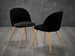 Venice Dining Chairs Black (pk 2)