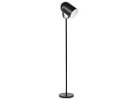 Floor Lamp Black Metal 156 Cm Spotlight Shade Adjustable Industrial Home Office Beliani