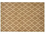 Area Rug Beige Jute 200 X 300 Cm Braided Handmade Natural Boho Style Textile Beliani