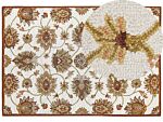 Area Rug Beige And Brown Wool 160 X 230 Cm Thick Dense Pile Oriental Pattern Beliani