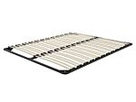 Bed Base Eu King Size 5ft3 Solid Wood Slats Metal Frame Beliani