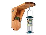 Handmade Wooden Bird Feeding Station Camera Mount
