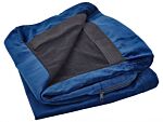 3-seater Sofa Slipcover Blue Velvet Replacement Removable Zippered Cover For Sofa Beliani