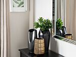 Decorative Table Vase Black 32 Cm Glam Beliani