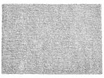 Shaggy Area Rug Grey Melange 160 X 230 Cm Modern High-pile Machine-tufted Rectangular Carpet Beliani