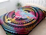 Double Cotton Bedspread + Wall Hanging - Elephant Head