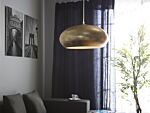 Pendant Lamp Gold Metal Vintage Ceiling Light Beliani