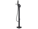 Bath Mixer Tap Black Matt 118 Cm Modern Bathroom Accessories Beliani