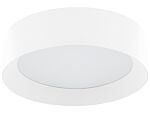 Ceiling Lamp White Steel Acrylic Integrated Led Lights Round Shape Decorative Modern Lighting Beliani