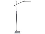 Floor Led Lamp Silver Synthetic Material 144 Cm Height Dimming Cct Modern Lighting Home Office Beliani