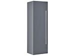 Bathroom Wall Cabinet Grey Mdf 132 X 40 Cm With 4 Shelves Wall Mounted Beliani