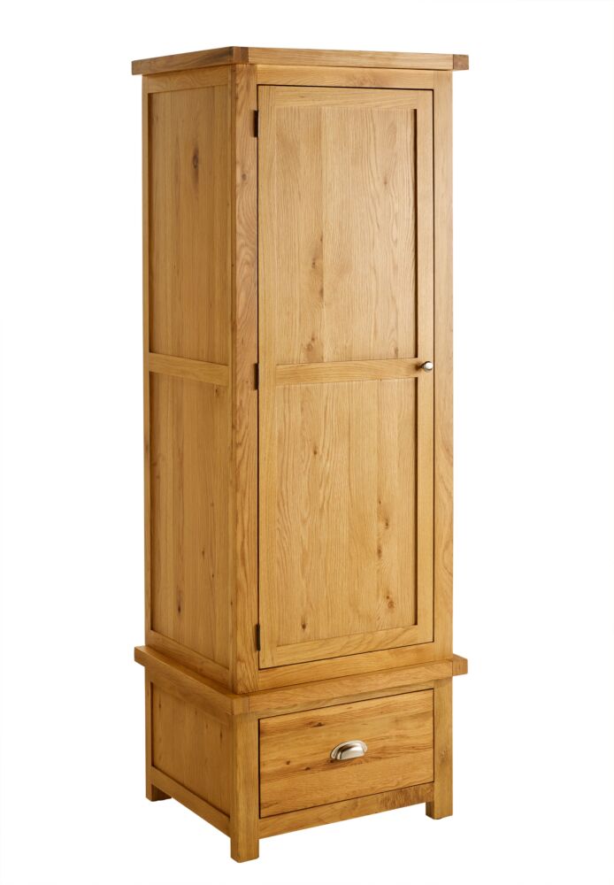 Woburn 1 Door 1 Drawer Wardrobe Oak