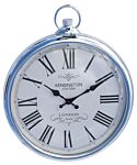 Silver Wall Clock