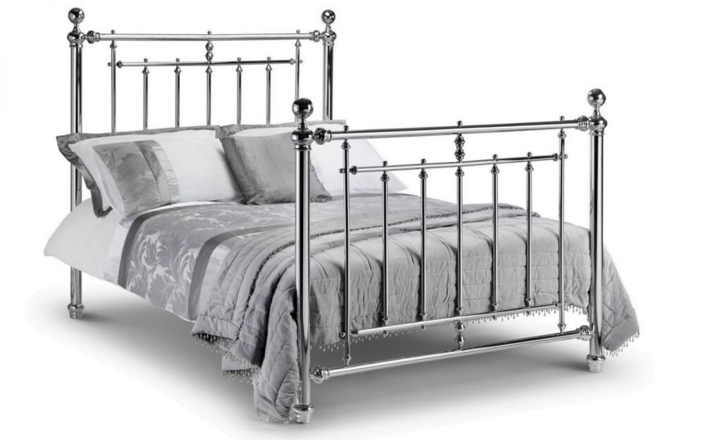 Empress Chrome Bed 135cm