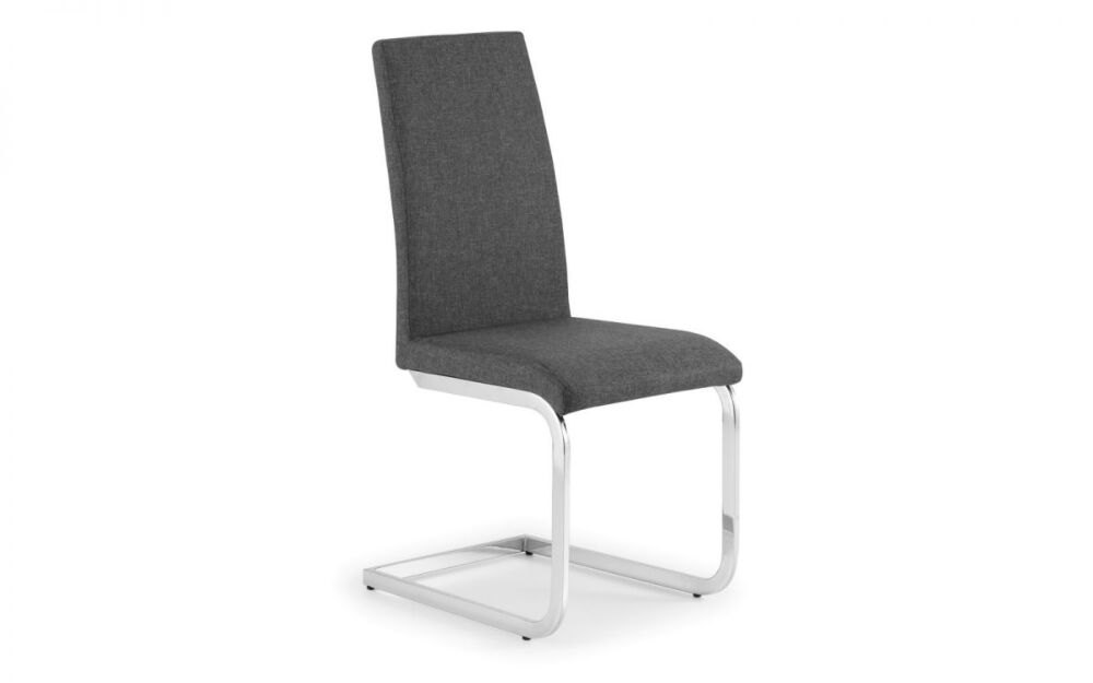 Roma Cantilever Dining Chair Slate Grey