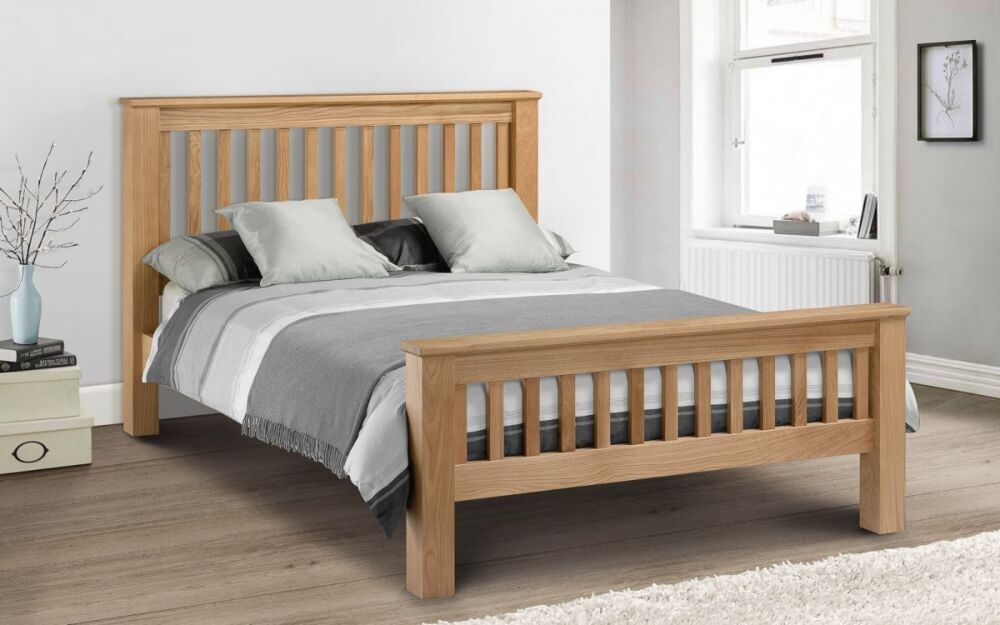 Amsterdam Oak Bed Hfe 180cm