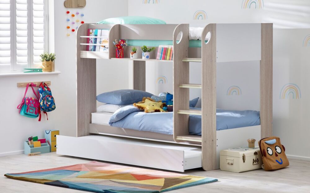 Mars Bunk & Underbed Bunk Bed Taupe