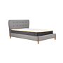 Stockholm Double Bed Grey