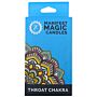 Manifest Magic Candles (pack Of 12) - Blue - Throat Chakra