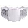 Capricorn Brilliant White Shop Counter & Retail Display Set