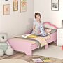 Zonekiz Toddler Bed Frame, Princess Bed For Kids, Cloud Design, 143 X 74 X 55 Cm, Pink