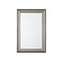 Wall Hanging Mirror Silver 61 X 91 Cm Rectangular Modern Simple