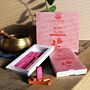 Pack Of 15 Natural Incense Smudge Bricks And Burner - Rose Wood