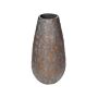 Tall Decorative Vase Brown Ceramic 48 Cm Antiqued Look Table Floor Vase