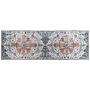 Area Rug Multicolour Polyester 80 X 240 Cm Runner Oriental Vintage Distressed