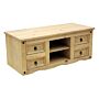 Corona Tv Flatscreen Unit Wide With 4 Drawers