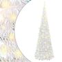 Vidaxl Artificial Christmas Tree Pop-up 50 Leds White 120 Cm