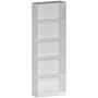 Cambridge 5 Tier Extra Large Bookcase, White