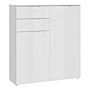 Sienna Chest Of Drawers In White/white High Gloss