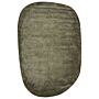 Area Rug Green Viscose And Wool Irregular Shape 200 X 300 Cm