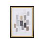 Framed Wall Art Multicolour Print On Paper 30 X 40 Cm Passe-partout Frame Abstract Pattern