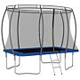 Vidaxl Trampoline Set Rectangular 274x183x76 Cm 150 Kg