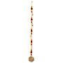 Indian Chimes - Brass Flower Of Life With Rudraksha Beads String Bells