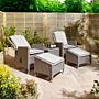 Prestbury Lounger Set Natural Stone