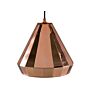 Hanging Light Pendant Lamp Copper High Gloss Shade Geometric Cone