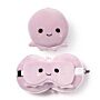 Octopus Relaxeazzz Plush Round Travel Pillow & Eye Mask Set