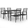 Vidaxl 5 Piece Garden Dining Set