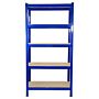 Racking Storage Shelving Heavy Duty Garage 5 Tier 75cm Steel Shelves Warehouse[blue,8]