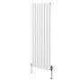 Oval Column Radiator & Valves - 1600mm X 480mm – White