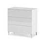 Arctic Chest 3 Drawer White 007833bo