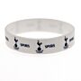 Tottenham Hotspur Fc White Silicone Wristband