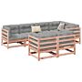 Vidaxl 7 Piece Garden Sofa Set Solid Wood Douglas Fir