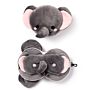 Relaxeazzz Travel Pillow & Eye Mask - Adoramals Janu The Elephant