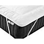 Mattress Topper White Microfibre King Size 160 X 200 Cm 2.5 Cm Depth