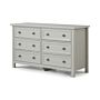 Maine 6 Drawer Wide Chest- Dove Grey